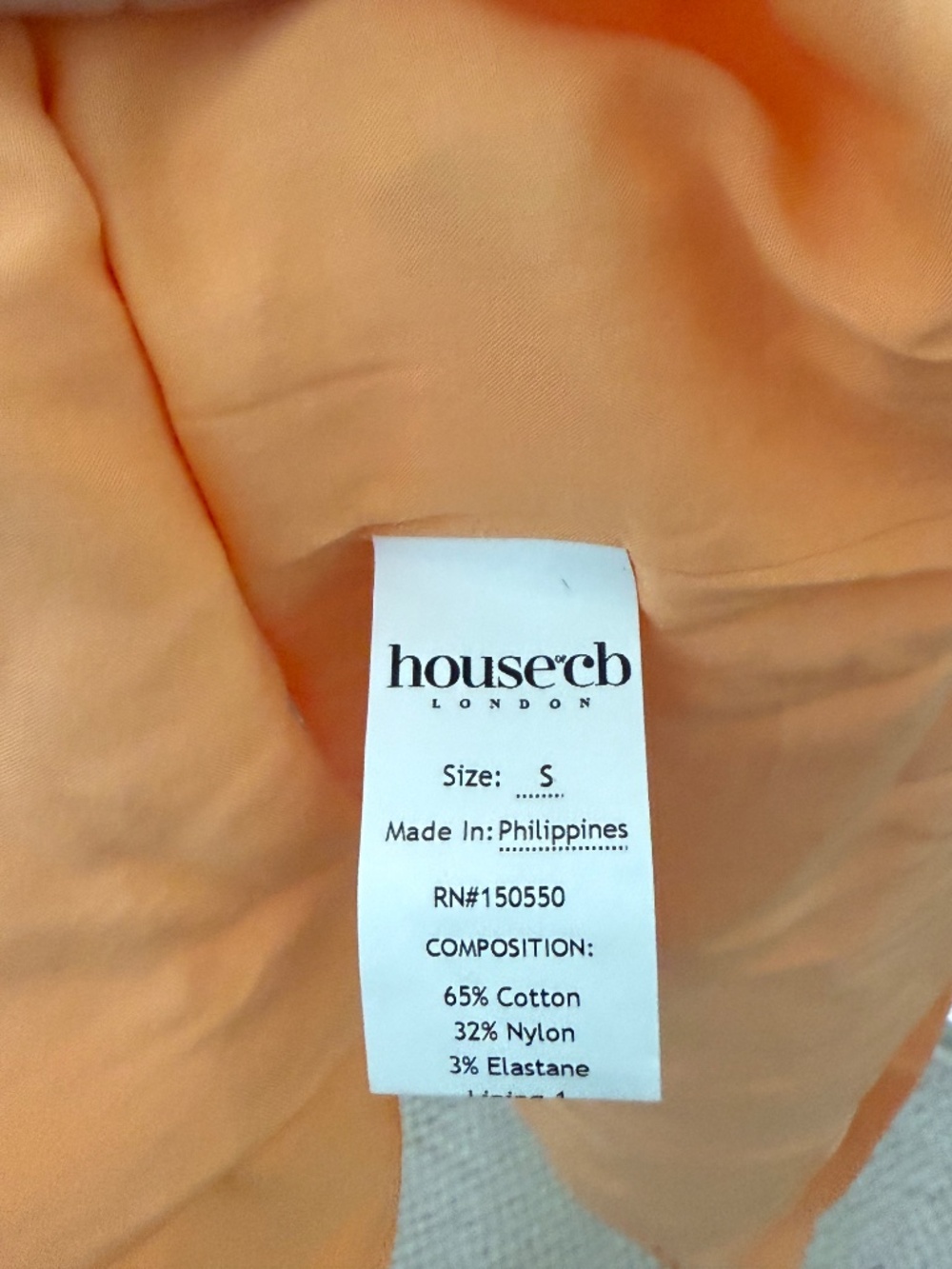 Brand New with Tags - House of CB Carmen Dress - Creamsicle Orange - Size Small! - Picture 9 of 10